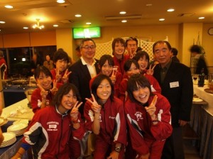 慰労会にて