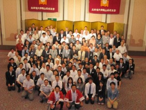 2011年度 岡山県校友会総会での集合写真